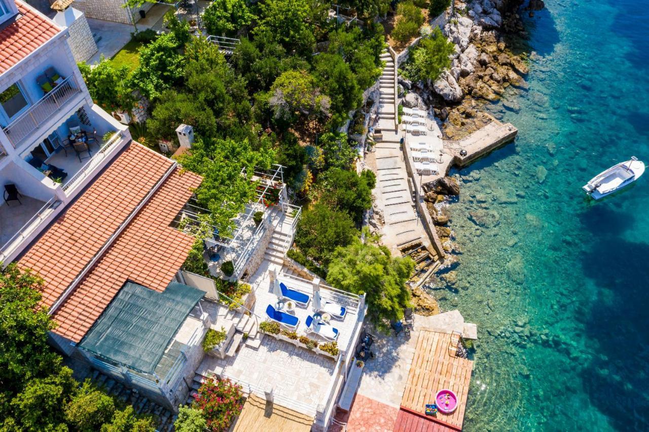 Apartments Ratac Lobrovic With Private Beach And Beautiful Sunset Slano Dış mekan fotoğraf